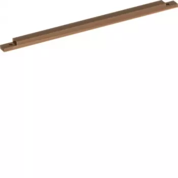 Șină de cupru universală Hager ZM21C 12x10 mm 1 pol 250 A 690 V 1 m