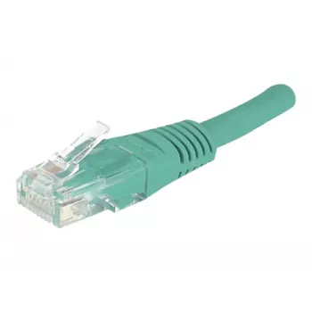 Cablu patch Cat6 U/UTP Exertis Connect RJ45 la RJ45 3 m verde turnat 244730