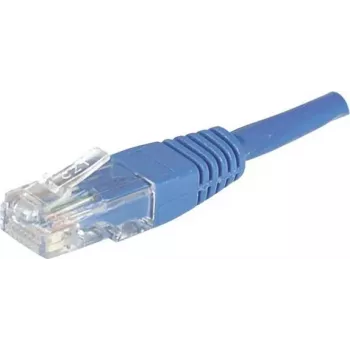 Cablu patch din cupru neecranat CAT.6 U/UTP EXERTIS CONNECT, albastru, 15,0 m, RJ45 cu protecție anti-agățare a clemei 246761