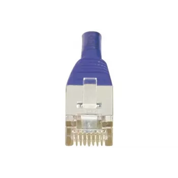 Cablu patch EXERTIS CONNECT Cat6 F/UTP, violet, 1,0 m, cu protecție slim anti-agățare a clemei 234170