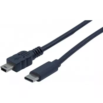 Cablu EXERTIS CONNECT USB-C la Mini-USB Type B, 2,0 m, negru 532451