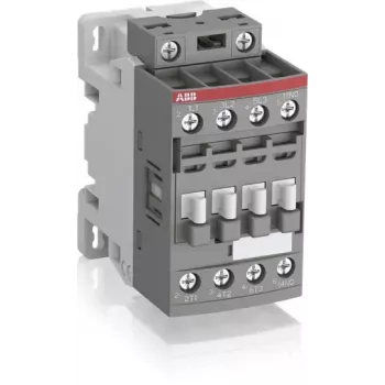 Contactor tripolar ABB AF16-30-01-13, bobină 100-250 V AC/DC, 18 A, 1NO contact auxiliar 1SBL177001R1301