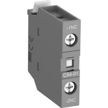 Bloc de contacte auxiliare ABB CA4-01 1NC montaj frontal borne cu șurub 1SBN010110R1001