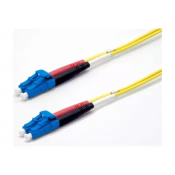 Cablu patch din fibră optică monomod Ekivalan OS2 LC/LC duplex, 0,5 m, galben COZ008LCLC2SJ0005A