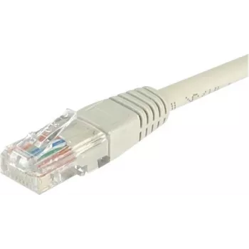 Cablu patch EXERTIS CONNECT Cat6 U/UTP, 2 m, gri, RJ45 cu protecție anti-agățare a clemei EXC848200