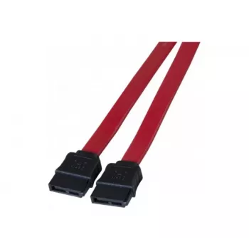 Cablu de date SATA Exertis Connect - 75 cm, roșu, drept la drept, 6 Gbps 314013