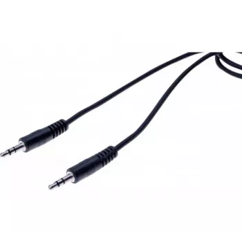Cablu audio stereo EXERTIS CONNECT 3,5 mm tată la tată 1,5 m negru 108569