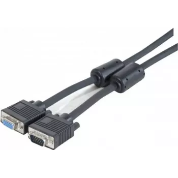 Cablu monitor SVGA EXERTIS CONNECT, 15 pini HD D-Sub tată/mamă, 10,0 m, negru 119840