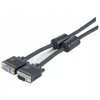 Cablu monitor SVGA EXERTIS CONNECT, 15 pini HD D-Sub tată/mamă, 10,0 m, negru 119840