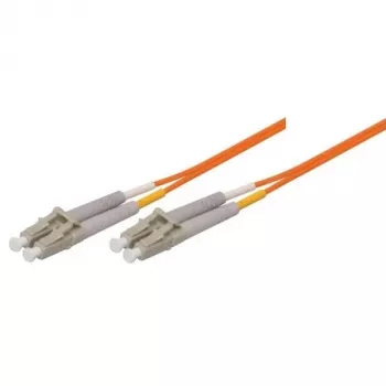 Cablu patch din fibră optică TECLINE OM1 LC Duplex la LC Duplex, 62,5/125 µm, portocaliu, 30 m 86330