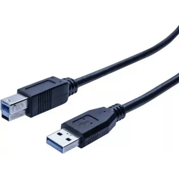Cablul USB 3.0 EXERTIS CONNECT, USB-A tată la USB-B tată, 1,0 m, negru, 5 Gbps 532464