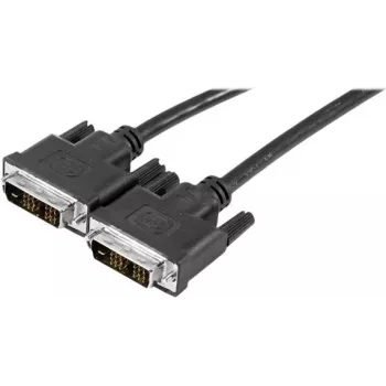 Cablul pentru monitor EXERTIS CONNECT DVI-D Single Link, 18+1 pini DVI-D tată la DVI-D tată, 3,0 m, negru 127480