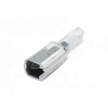 Dezrăsucitor cablu receptor telefon - previne răsucirea, articulație rotativă 360°, RJ9/RJ10/RJ22, negru (280101)