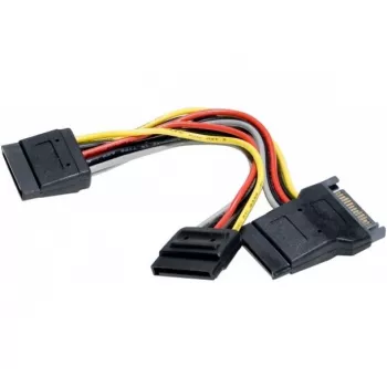 Cablul distribuitor de alimentare EXERTIS CONNECT SATA 15 pini la 3x SATA HDD - drept 147563