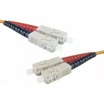 Cablu patch din fibră optică OM2 SC duplex EXERTIS CONNECT, 50/125 µm, LSZH, portocaliu, 5 m 392694