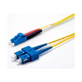 Cablu patch duplex OS2 Ekivalan, 9/125 µm, LC/SC, galben, 2,0 m COZ008DCLC2SJ0020A