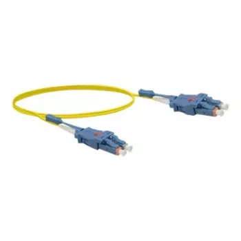 Cablu patch din fibră optică monomod duplex OS2 Exertis Connect LC/UPC la LC/UPC, 10m, galben, LSZH 392936