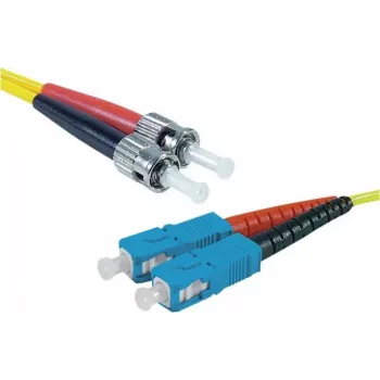 Cablu patch din fibră optică Exertis Connect ST/UPC la SC/UPC monomod duplex OS2, 3 m, galben 392883