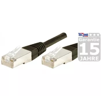 Cablu patch outdoor impermeabil EXERTIS CONNECT Cat6 F/UTP, negru, 50 m 845050