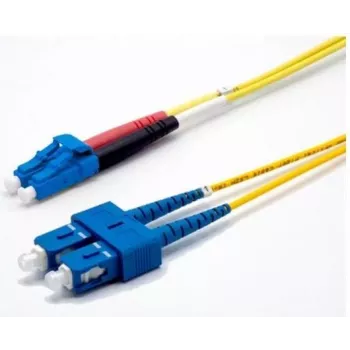 Cablu patch Ekivalan OS2 duplex, 9/125 µm, LC/SC, galben, 10 m COZ008DCLC2SJ0100A