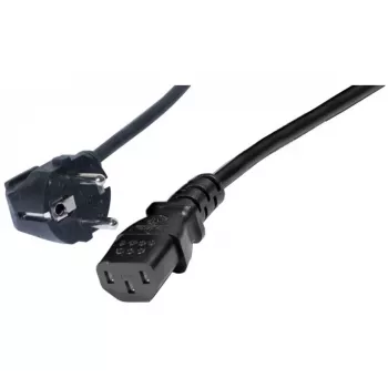 Cablu de alimentare în unghi Schuko la IEC C13 Exertis Connect, 1 m, negru 808008