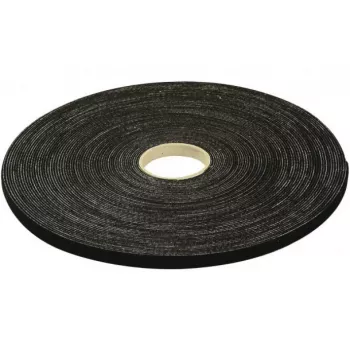 Bandă de montaj cu scai EXERTIS CONNECT, 16 mm x 20 m, negru (629422)