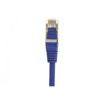 Cablu patch EXERTIS CONNECT Cat.6 F/UTP, violet, 50 m, cu protecție slim împotriva îndoirii 853356