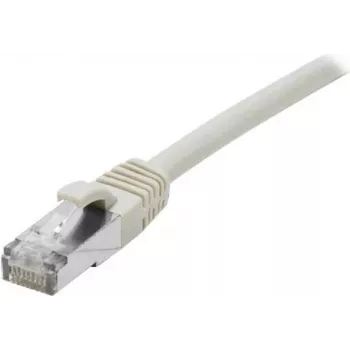 Cablu patch EXERTIS CONNECT S/FTP Cat 6A, gri, 40 m, cu protecție anti-agățare a clemei slim 854371