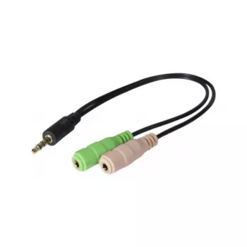 Exertis Connect adaptor headset CTIA - 3,5mm TRRS la dual TRS (splitter căști/microfon) 721135