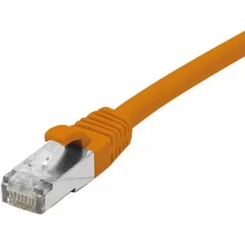 EXERTIS CONNECT cablu patch Cat 6 F/UTP, PoE, fără halogen, portocaliu, 0,5 m, cu protecție anti-agățare a clemei 854421