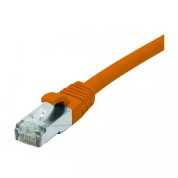 EXERTIS CONNECT cablu patch Cat 6 F/UTP, PoE, fără halogen, portocaliu, 0,5 m, cu protecție anti-agățare a clemei 854421