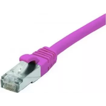 EXERTIS CONNECT cablu patch Cat 6 F/UTP, PoE, fără halogen, roz, 10 m 854437