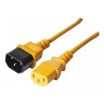 Cablu prelungitor de alimentare IEC C14 la C13 EXERTIS CONNECT, 1,8 m, portocaliu EXC808075