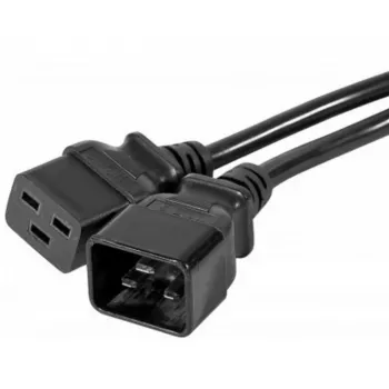 Cablu prelungitor de alimentare IEC C20 la C19 EXERTIS CONNECT, 3 m, negru 808003