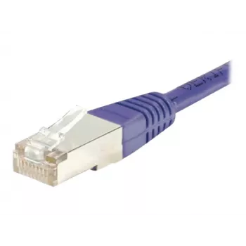 Exertis Connect 854461 cablu patch Cat.6 S/FTP PiMF, 20 m, violet, protecție slim la îndoire
