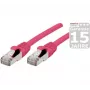 Cablu patch EXERTIS CONNECT Cat 6A S/FTP, roz, 20 m 854384