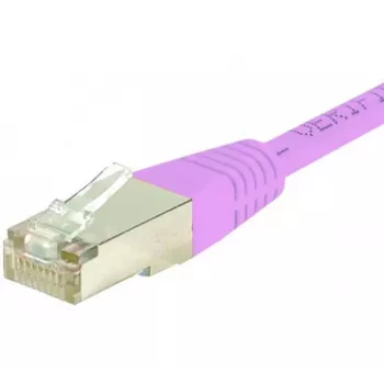 Cablu patch EXERTIS CONNECT Cat.6 S/FTP PiMF, RJ45, roz, 30 m 854488