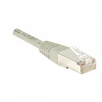 Cablu patch EXERTIS CONNECT Cat5e F/UTP, gri, 0,15 m, cu manson slim anti-agățare 857800