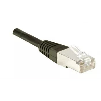 Cablu patch EXERTIS CONNECT Cat.6 S/FTP PiMF, negru, 0,7 m, slim anti-agățare 856843
