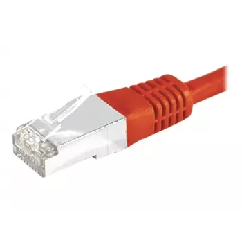 Cablu patch EXERTIS CONNECT Cat.6 S/FTP PiMF, roșu, 15 m 856919