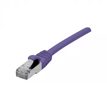 Cablu patch EXERTIS CONNECT Cat 6A S/FTP, violet, 0,15 m 858513