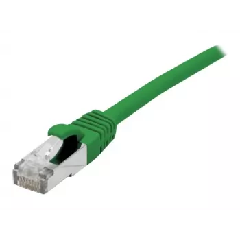 Cablu patch EXERTIS CONNECT Cat 6A S/FTP, 0,3 m, verde 858434