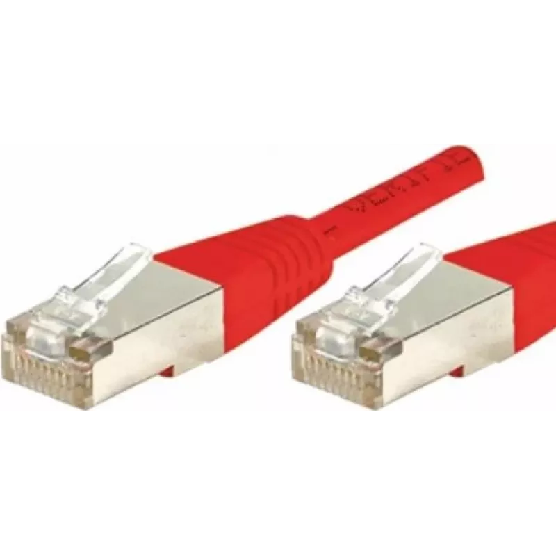 Cablu patch Exertis Connect 856847 Cat6 S/FTP, 1 m, roșu