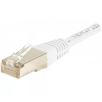 Cablu patch EXERTIS CONNECT Cat6 S/FTP PiMF, alb, 1 m 856851