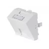 Inserție placă frontală Dexlan 45 x 45 mm pentru 1 modul Keystone, 30°, alb semnal RAL 9003 (911712)