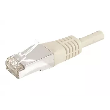 Cablu patch EXERTIS CONNECT 859507 Cat.6a F/UTP, 5 m, gri, 10 Gbps, Slim Boot