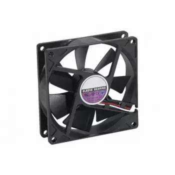 Ventilator axial EXERTIS CONNECT 92 mm cu lagăr cu alunecare 12V DC 2500 rot/min 60 m³/h negru 910170