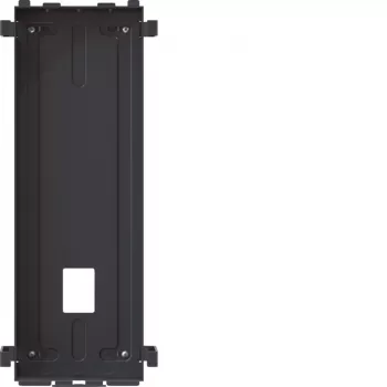 Carcasă de perete gol Hager pentru Touch-Display 2.0, neagră (RTW022X)