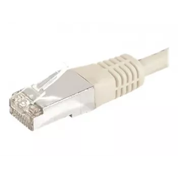 Cablu patch EXERTIS CONNECT CAT.6a F/UTP, gri, 7,5 m, 10 Gbps, Slim Boot 859508