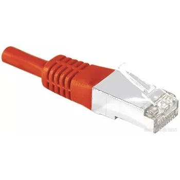 Cablu patch EXERTIS CONNECT Cat.6A S/FTP, roșu, 1,5 m 858303